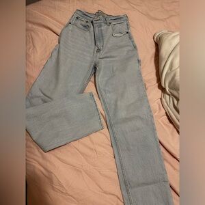 Abercrombie 90’s ultra high rise straight jean